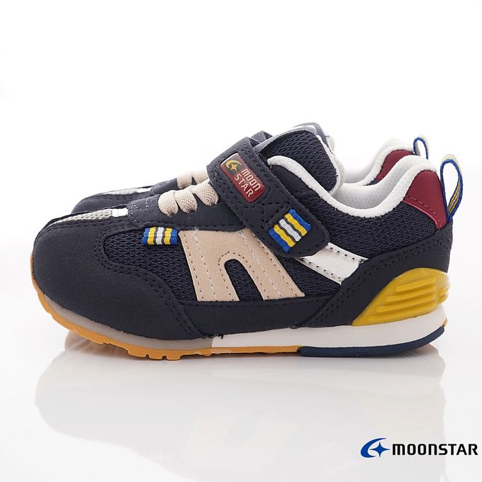 Moonstar日本月星 - HI系列十大機能運動款(中小童段)-運動鞋-深藍