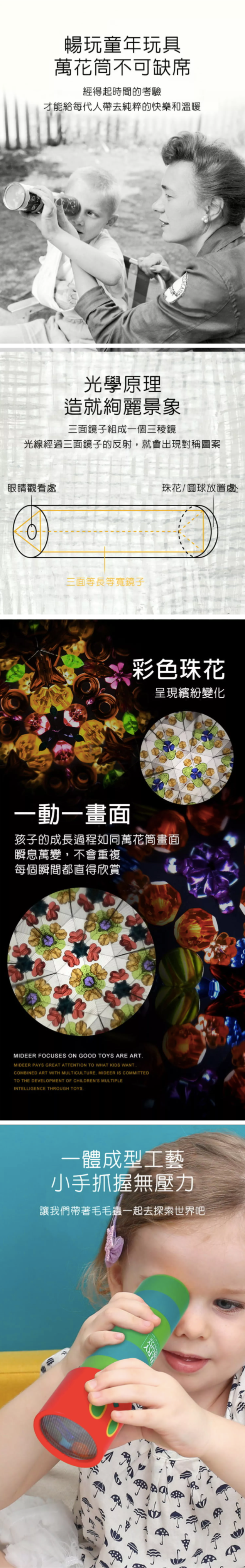 MiDeer - 紙質萬花筒-好餓的毛毛蟲