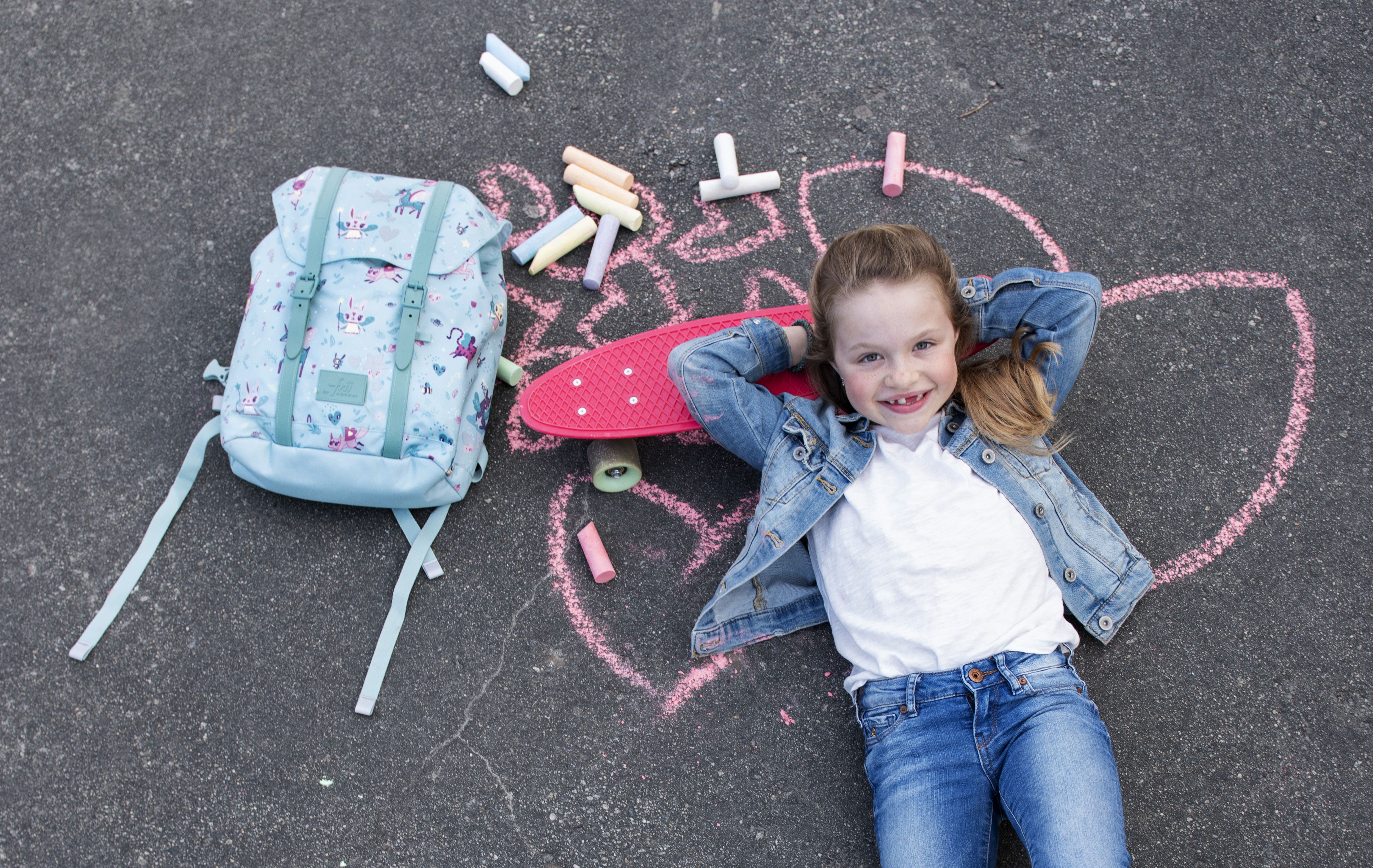 挪威Frii - 輕量護脊書包-動物藍 (22L)-2020新款