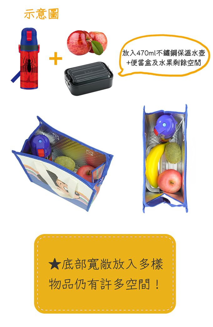 日本 SKATER - 保溫便當袋-維尼