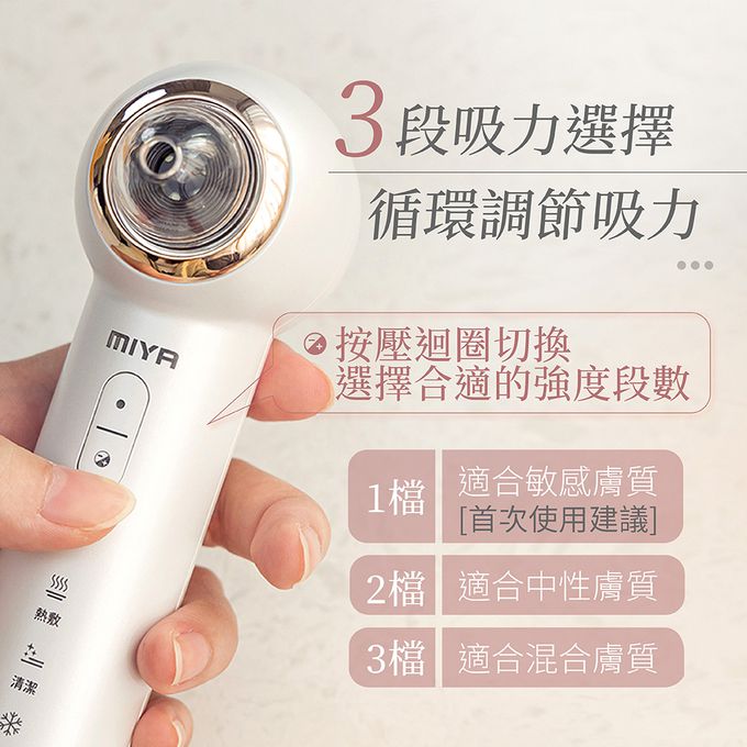 MIYA - 美肌日記 HD 極淨冷熱敷粉刺機-MY-WF120