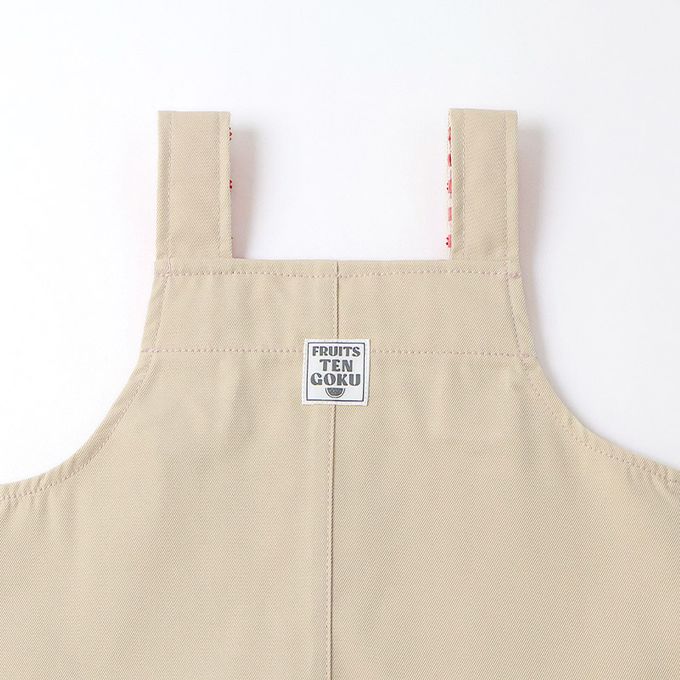 日本 ZOOLAND - 甜蜜草莓口袋俏麗吊帶裙-粉紅