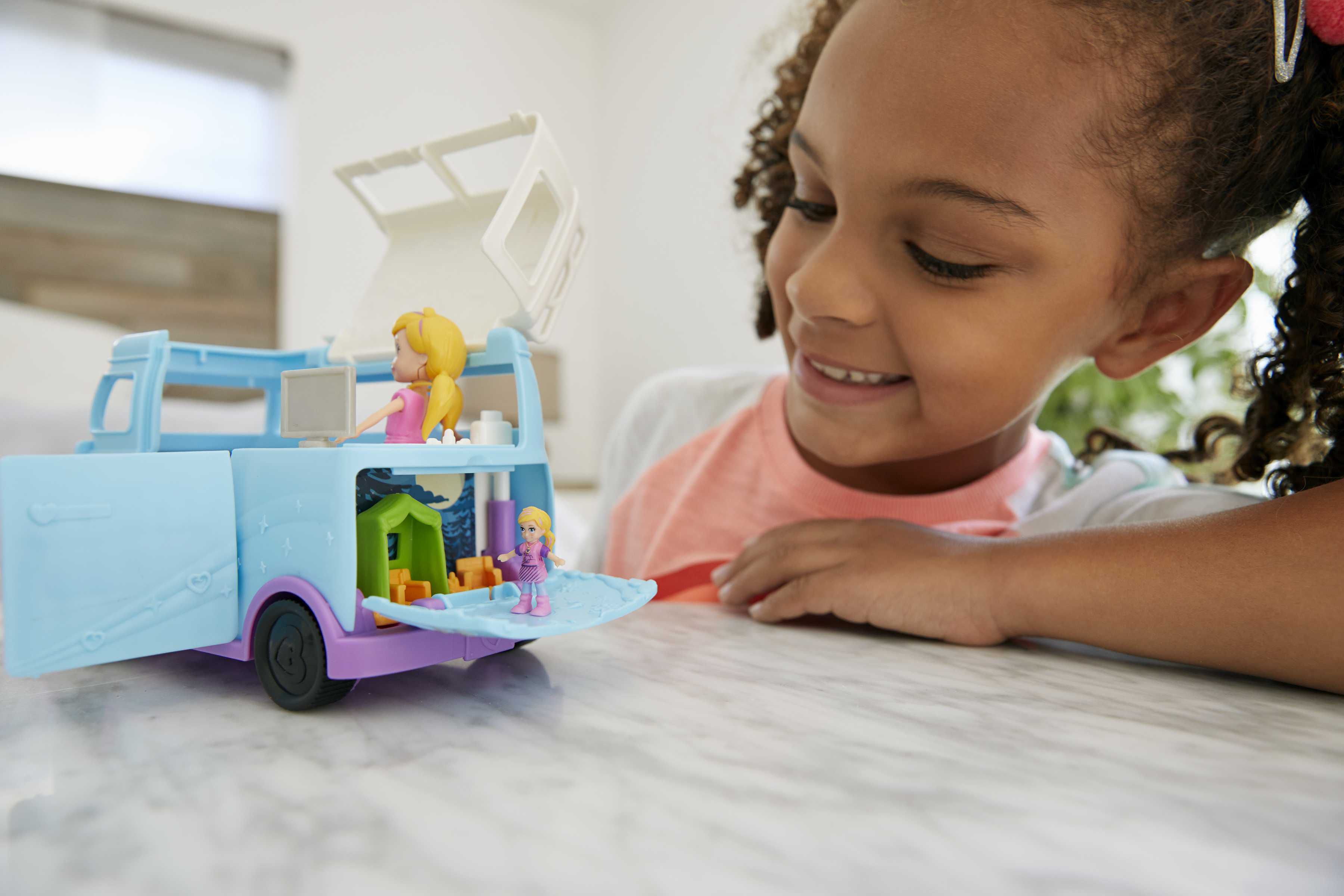 Polly Pocket 口袋波莉 - 口袋波莉旅行車變身組合