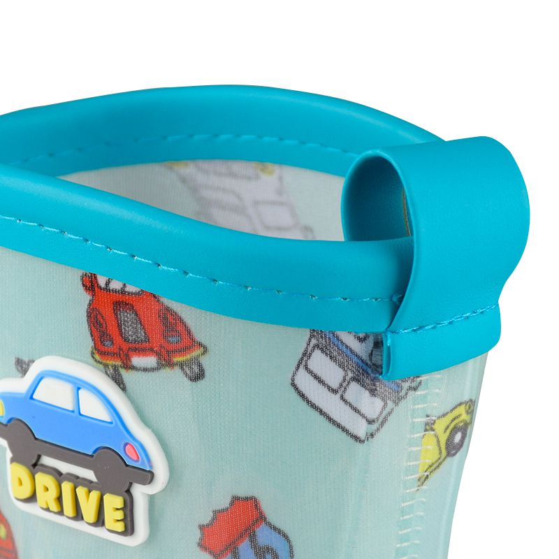 akachan honpo - 雨鞋 左右腳易分辨-汽車-藍色