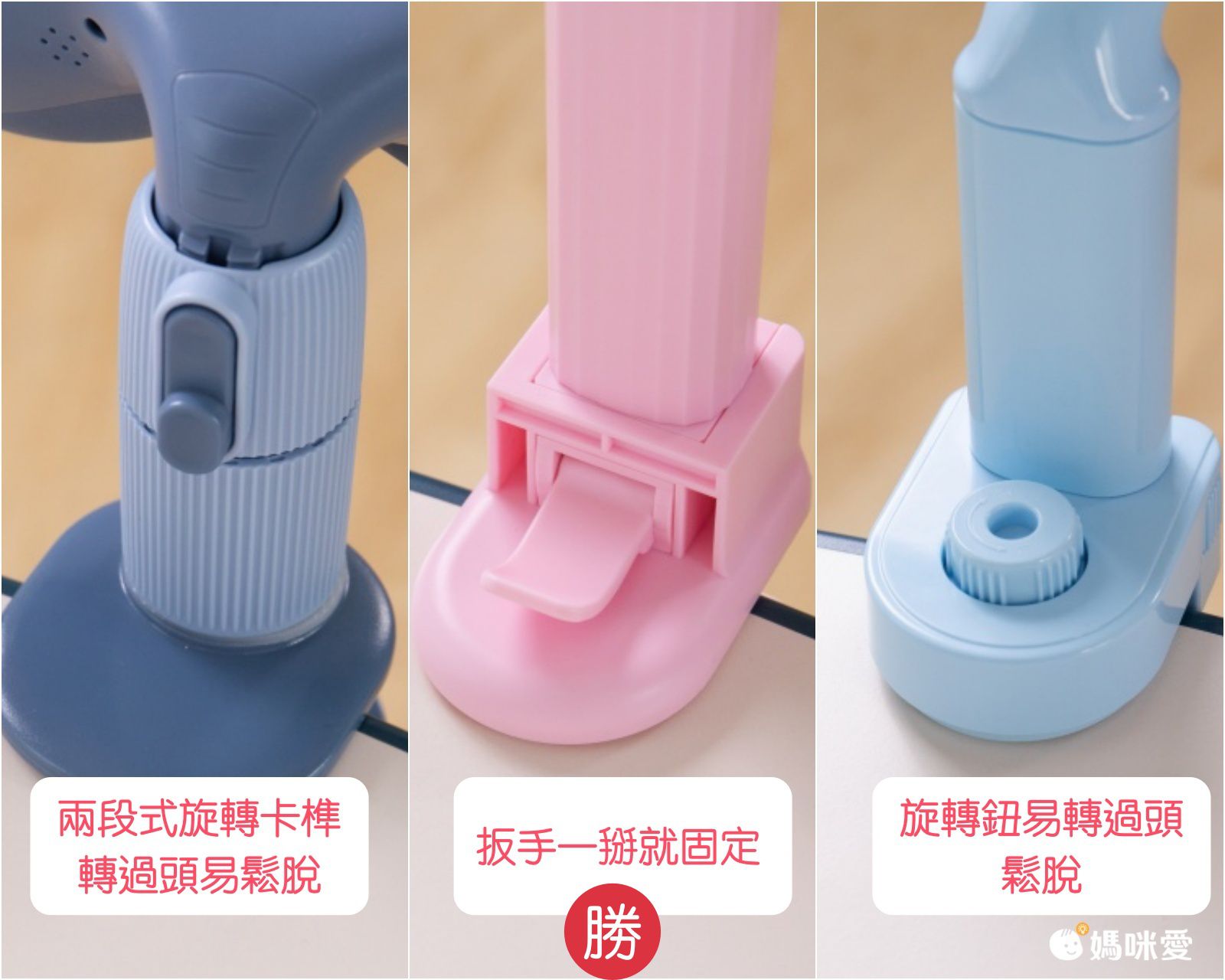 兒童防駝背坐姿桌面支架-淡粉色 (長20.8x高19x寬7.38cm)