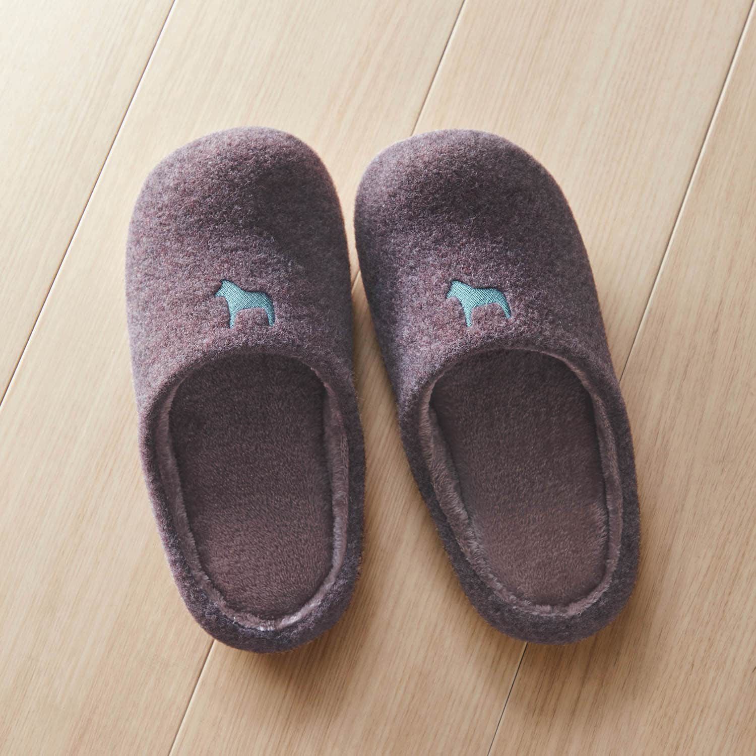 日本千趣會 - 北歐風 低反發減壓室內拖鞋-聖誕樹-杉樹