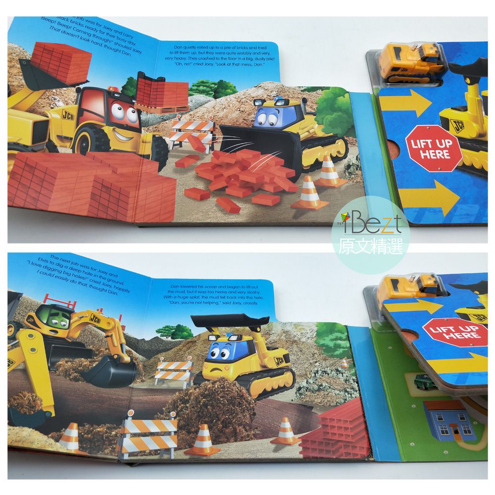 Busy Day Board 軌道車車書-Mega Diggers