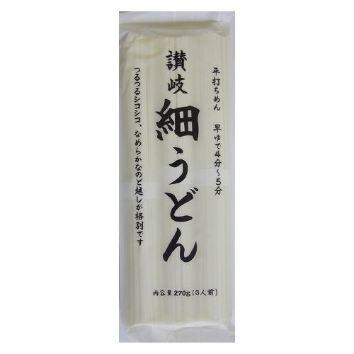 讚岐物產 - 讚岐烏龍麵(扁寬麵)-270g*1