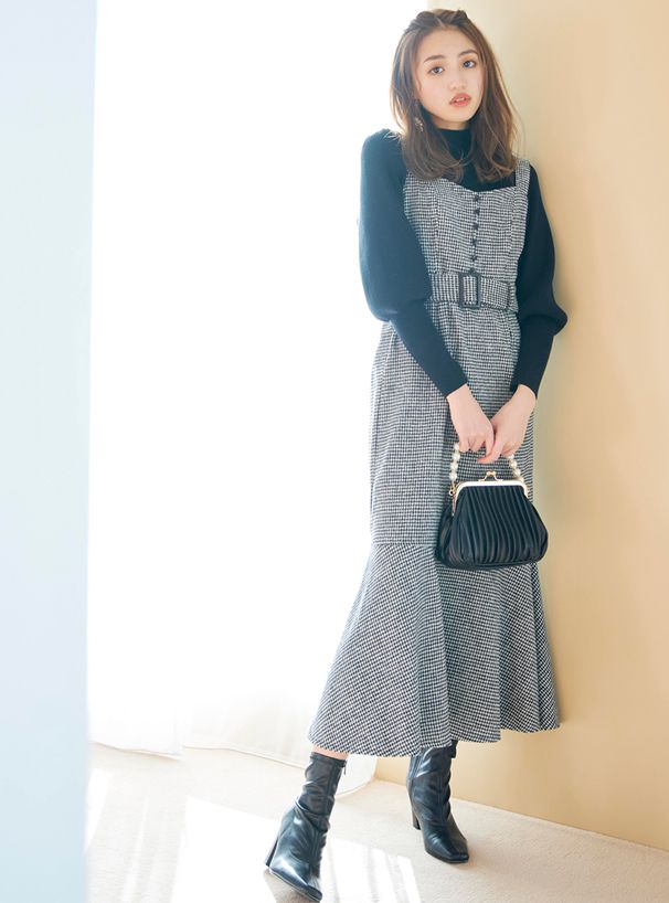 日本 GRL - 珍珠提鍊貝殼紋口金手提包/側背包-白