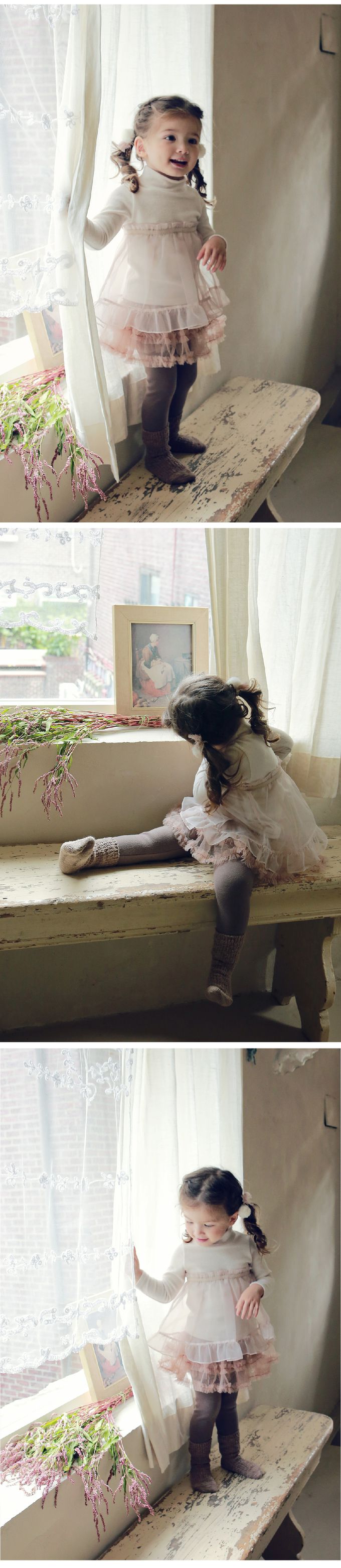 韓國 Puellaflo - 蛋糕拼接網紗彈性內搭褲-焦糖X咖啡