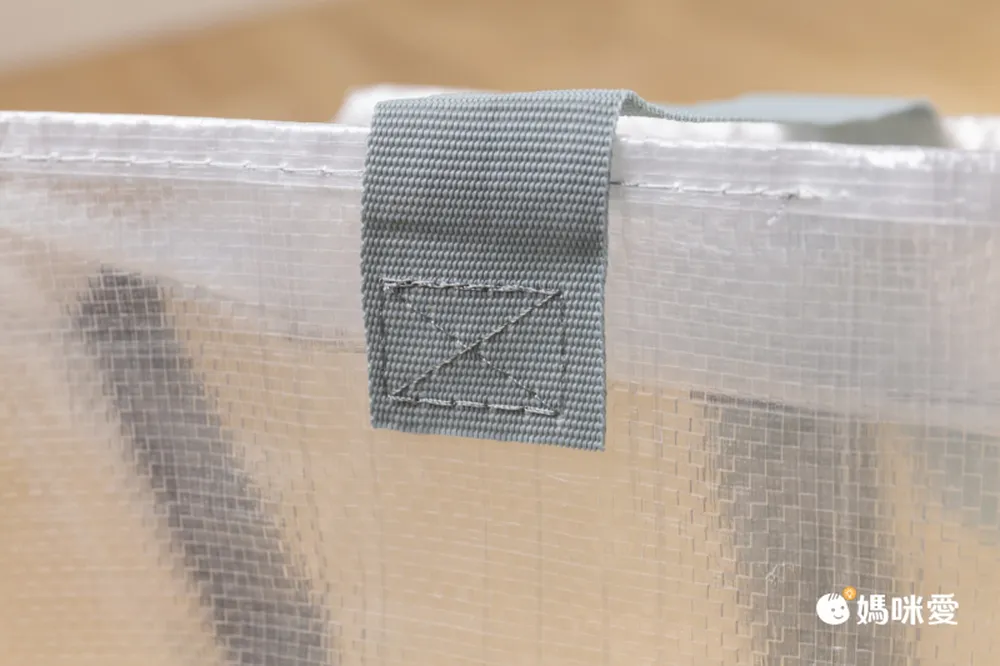 日本代購 - [日本主婦推薦] 半透明多功能衣物收納袋(可肩背/手提) 3入組-淺灰 (L(47x20x36cm))