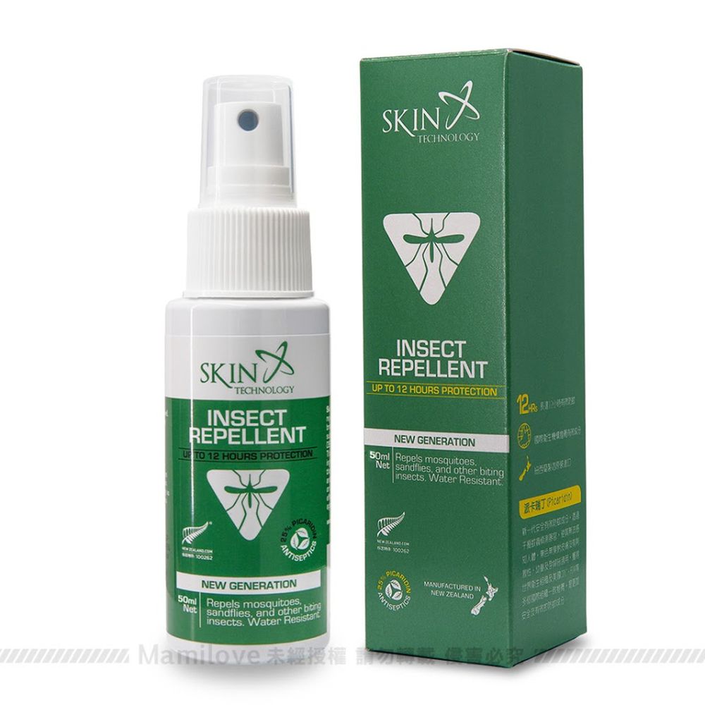紐西蘭 Skin Technology Protect - 25%派卡瑞丁Picaridin 瑞斌12H長效防蚊液-50ml