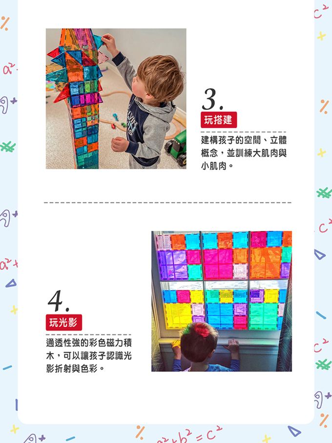 美國PicassoTiles - 磁力積木-32片火箭套組