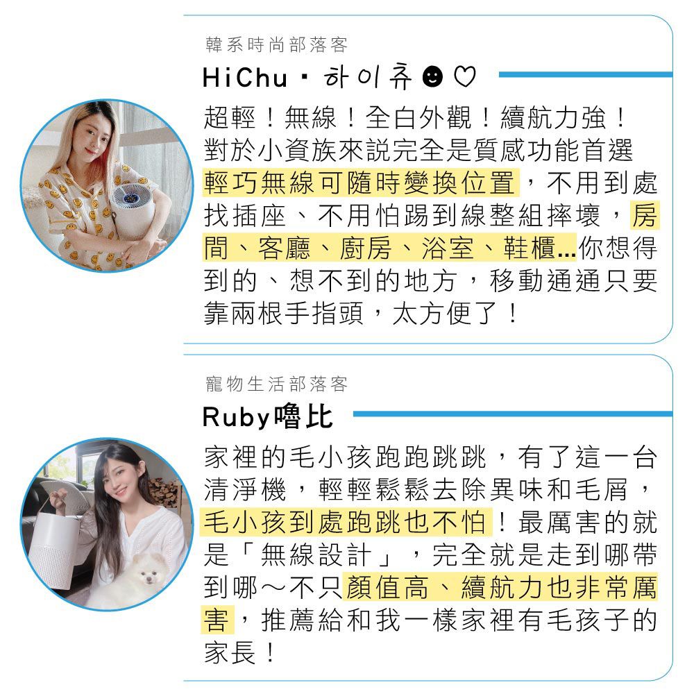 KINYO - 真無線空氣清淨機-AO600