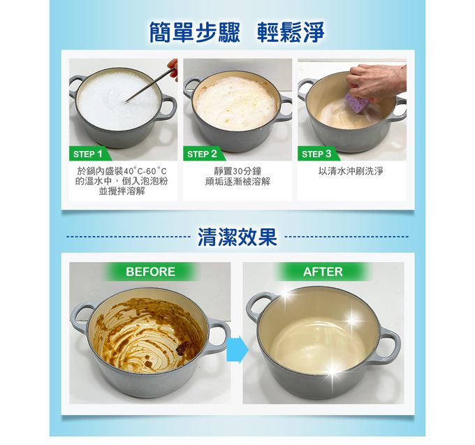 毛寶 maobao - 廚房食器淨垢泡泡粉-500g