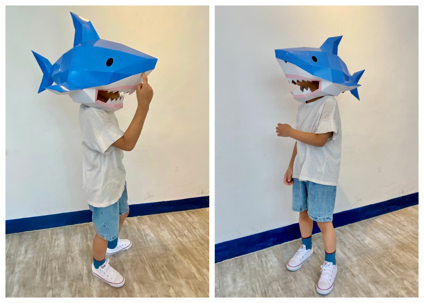 時報出版 - 動物立體大面具：鯊魚(速成版不用自己剪喔)