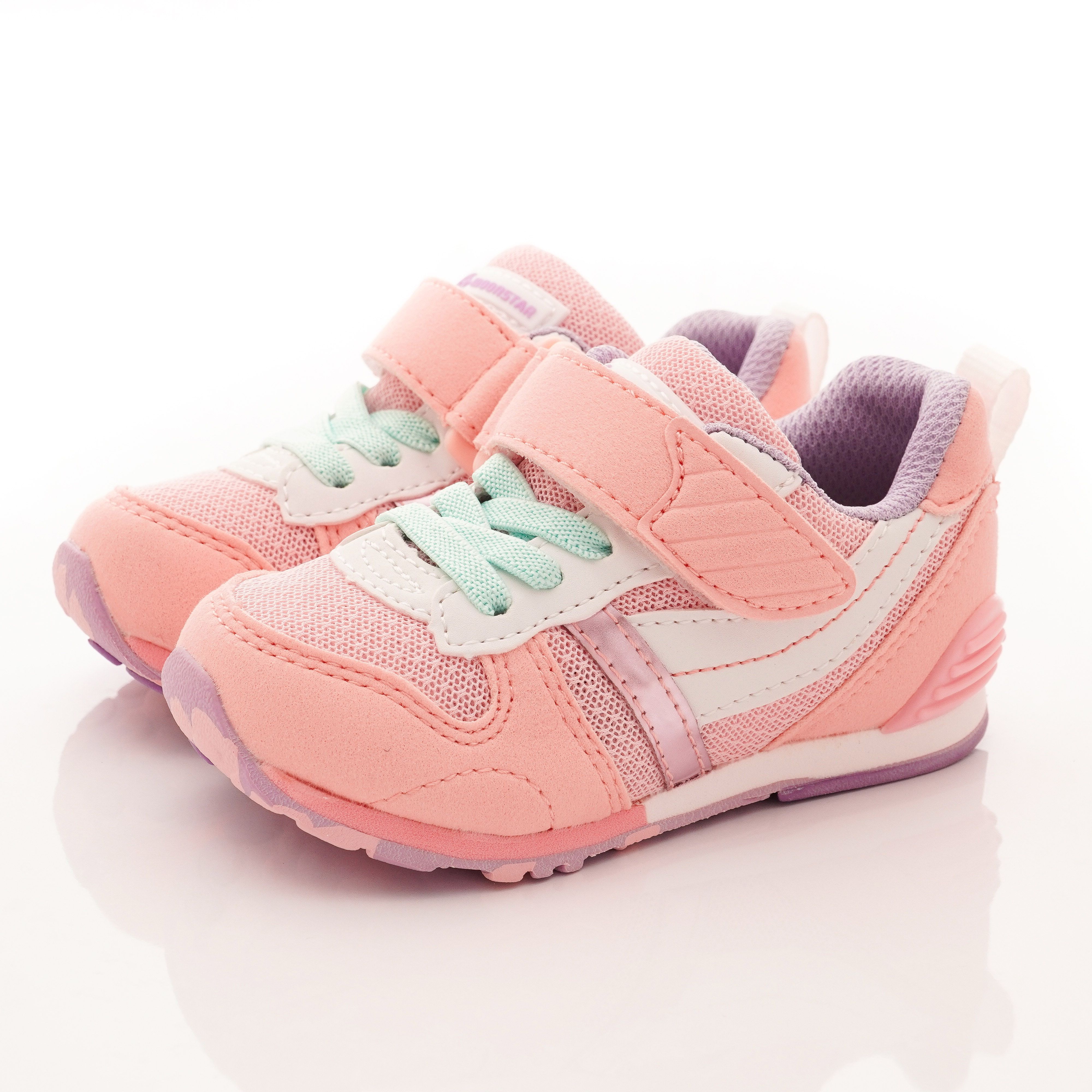 Moonstar日本月星 - 機能童鞋-HI系列2E經典款(中小童段)-櫻花粉