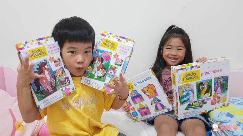 加拿大 Sticky Mosaics - 馬賽克拼貼旅遊包-家有小狗-607 pcs