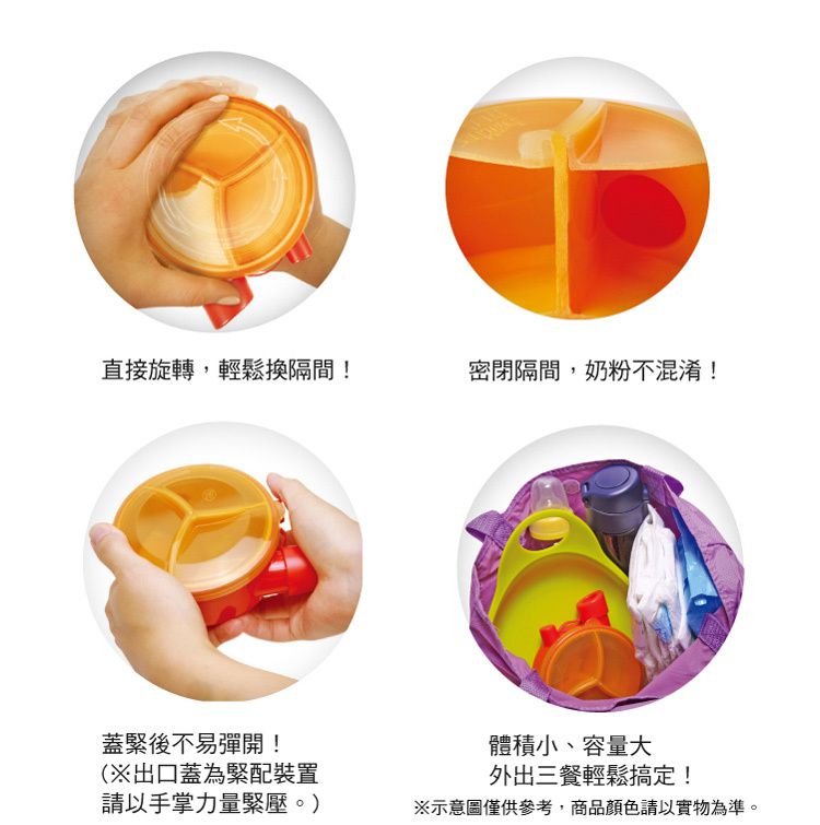 英國 Brother Max - 新生兒備食組-奶粉盒*1+大分裝盒*2+小分裝盒*6