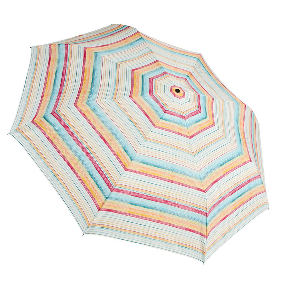Rainstory - 抗UV雙人自動開收傘-熱力條紋