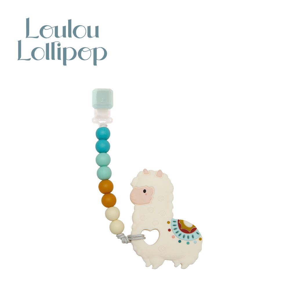 Loulou Lollipop - 加拿大 造型固齒器/奶嘴鍊組 - 草尼馬系列-民族風