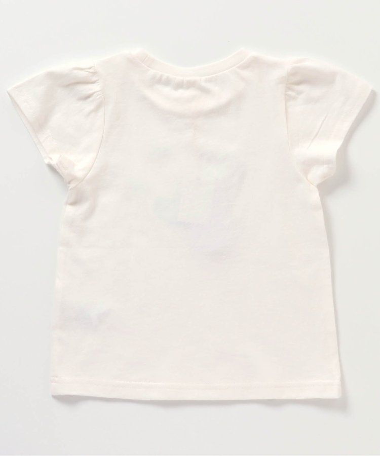 日本 apres les cours - 亮片點綴俏麗印花短袖上衣-愛心-淺綠