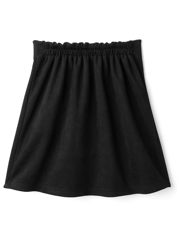 日本 GRL - 側排釦顯瘦小開衩A字短裙(附安全褲)-杏