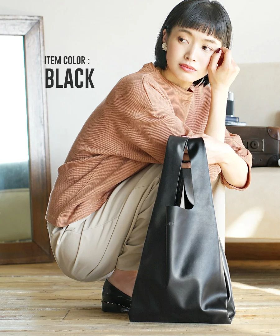 日本 Anello - ALTON超輕量仿皮折疊收納包-銀-170g