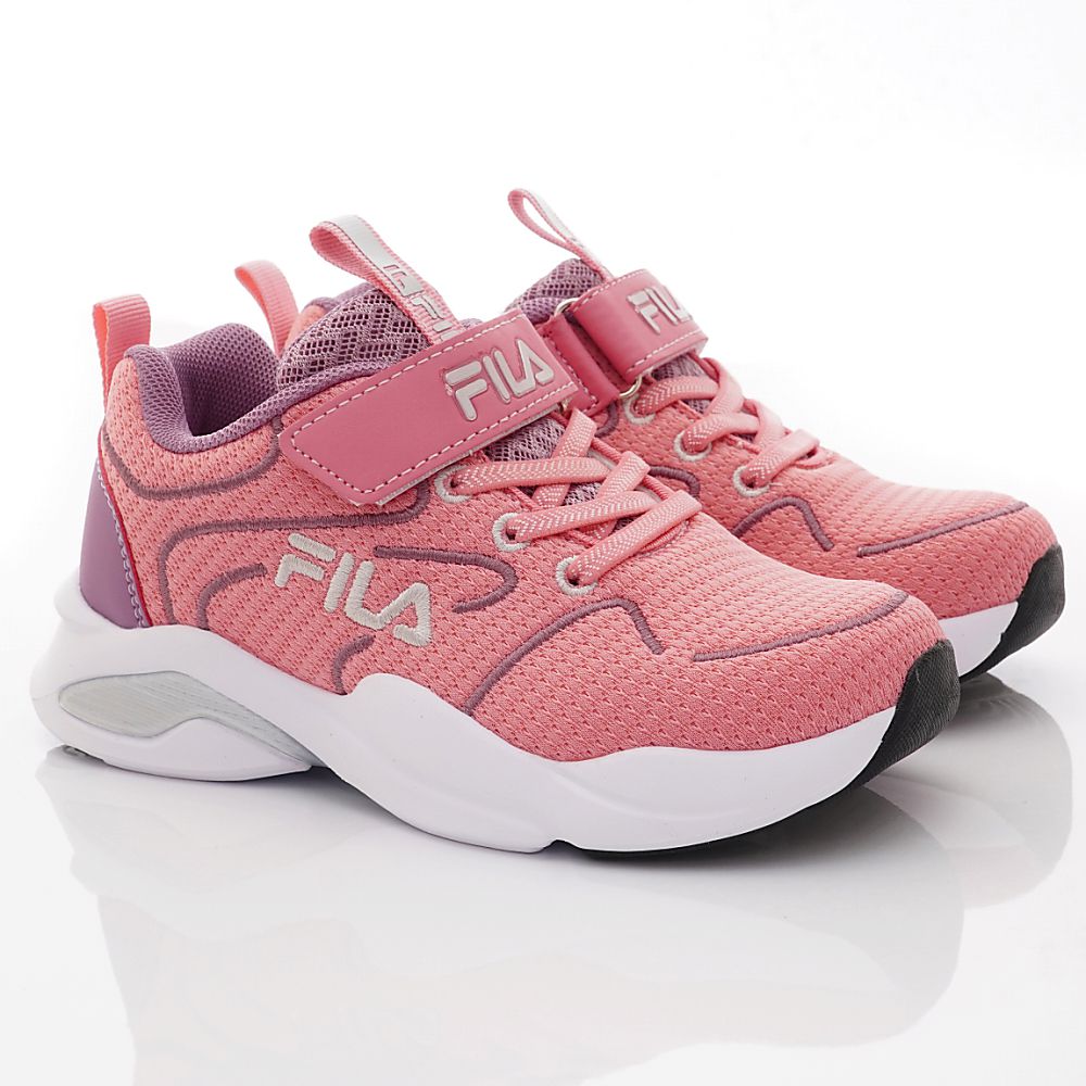 FILA - 輕量慢跑鞋款(中小童段)-運動鞋-粉