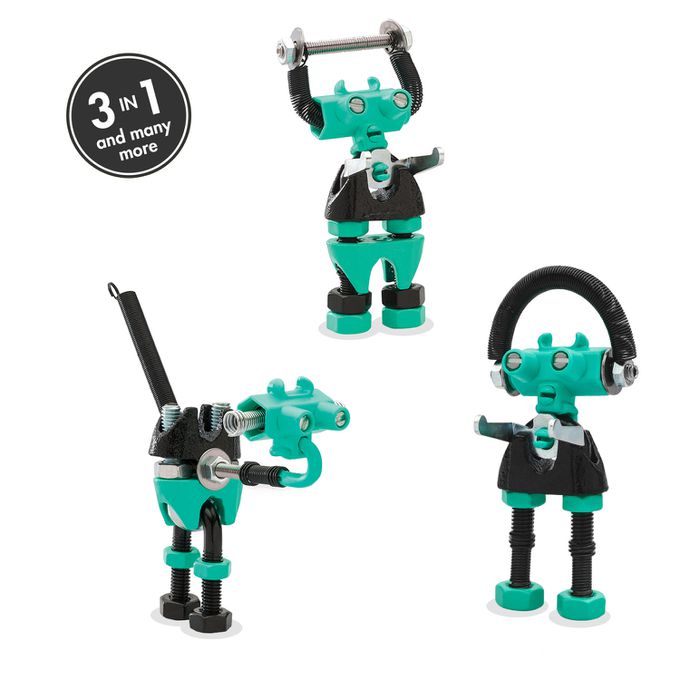 以色列 theOffBits - 機械積木-巴巴機器人