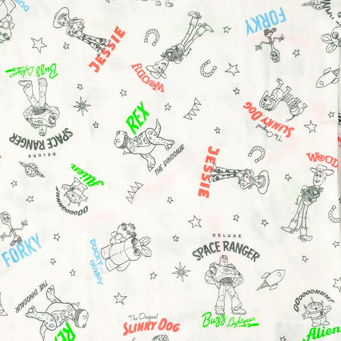 akachan honpo - 圓領短袖T恤2件組-玩具總動員-米白色