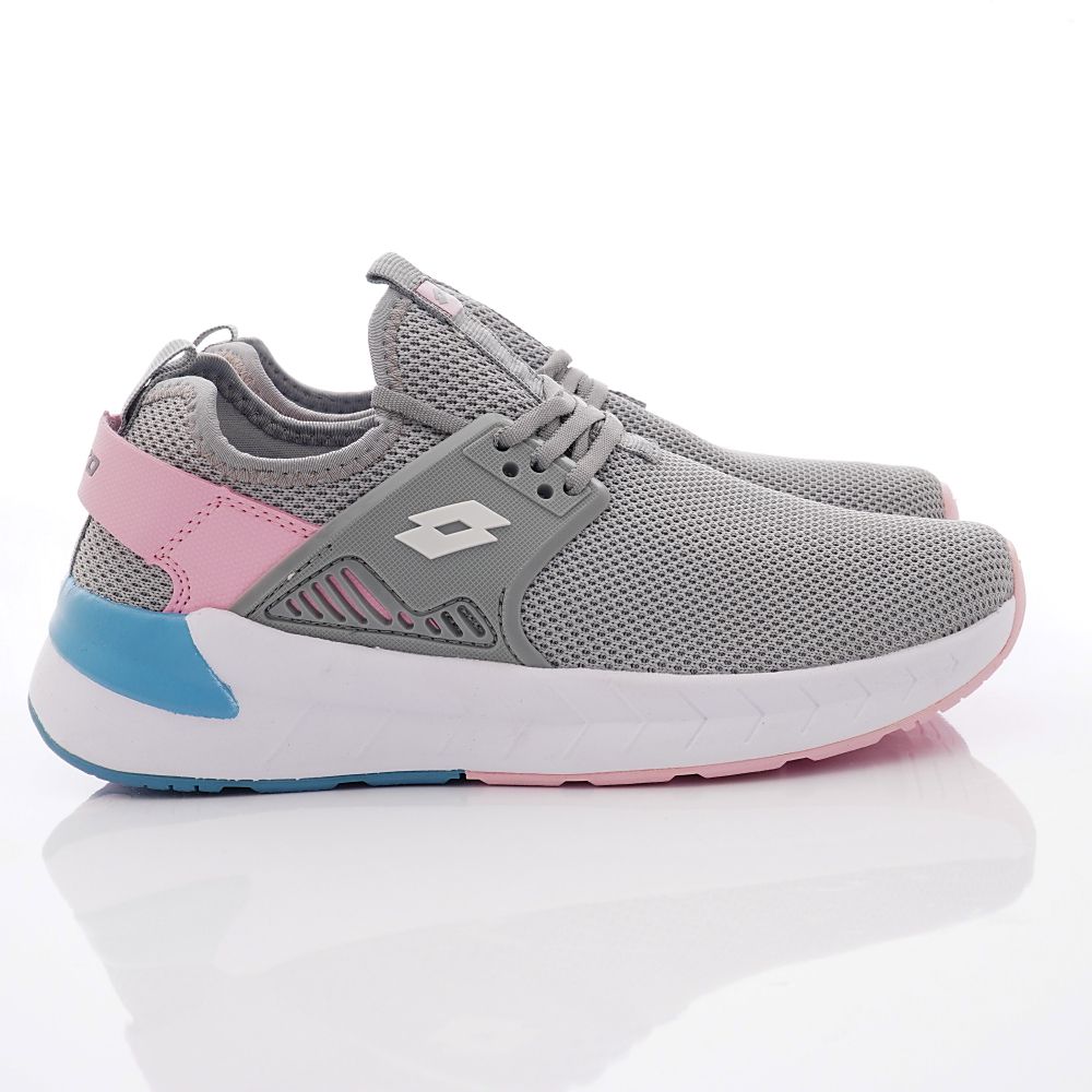 LOTTO樂得 - 輕量跑鞋城市暢跑鞋款0658系列(女段)-粉灰
