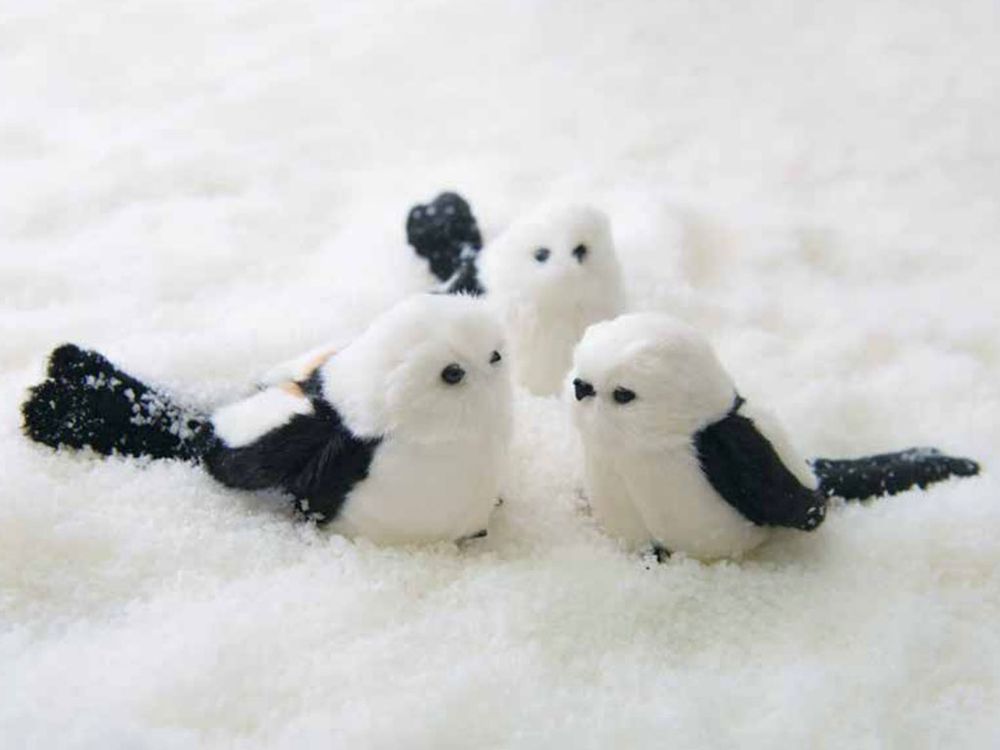 [100+1] SM220 長尾山雀造型填充玩偶