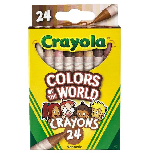 世界色彩蠟筆24色