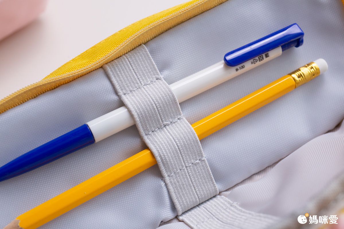 大開口多夾層鉛筆袋-黑色-可雙開口