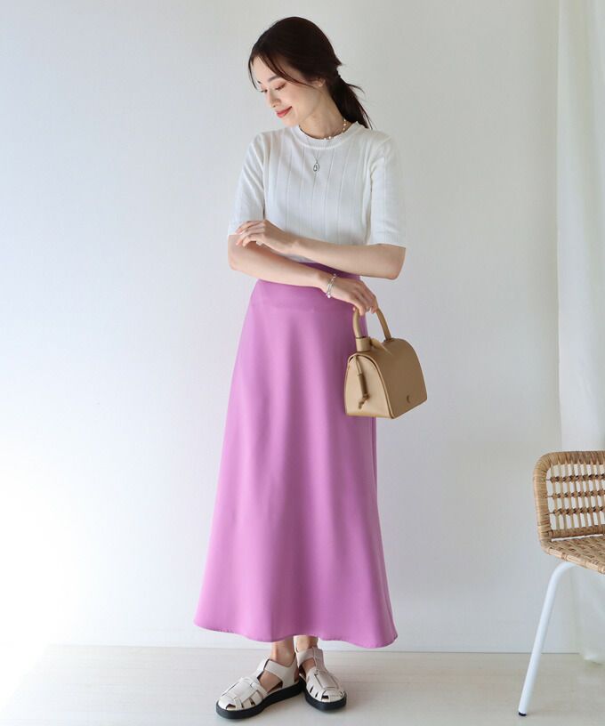 日本 BLUE EAST - 定番熱銷 甜美剪裁長裙-灰米