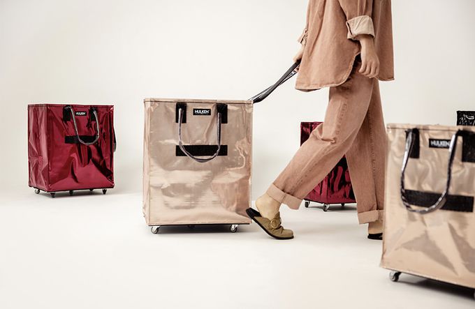 配有四個超滑順不銹鋼底輪