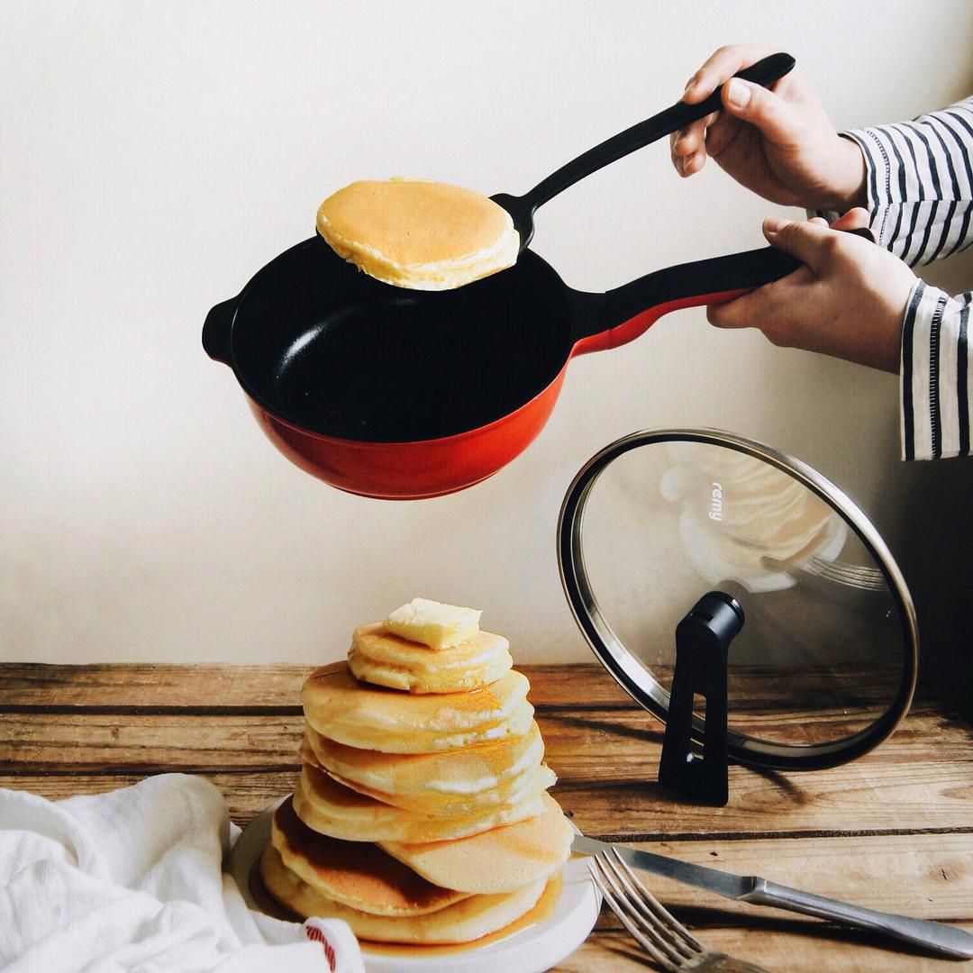 Remy - 多功能萬用不沾鍋(含鍋蓋)-20cm-Remy Pan mini-純淨白