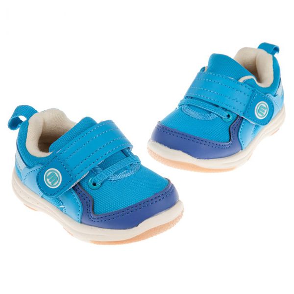BABYVIEW - BABYVIEW活潑寶寶藍色透氣防滑寶寶學步鞋