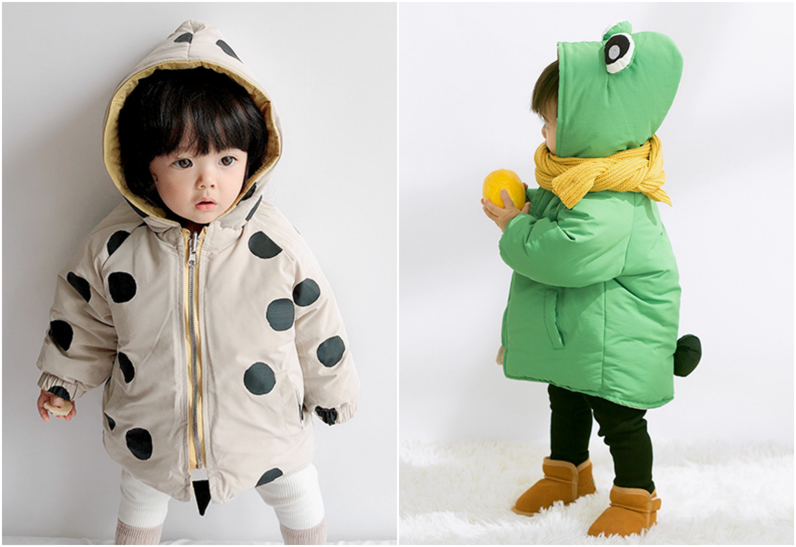 打造秋冬份量感♥質感動物造型萌萌外套