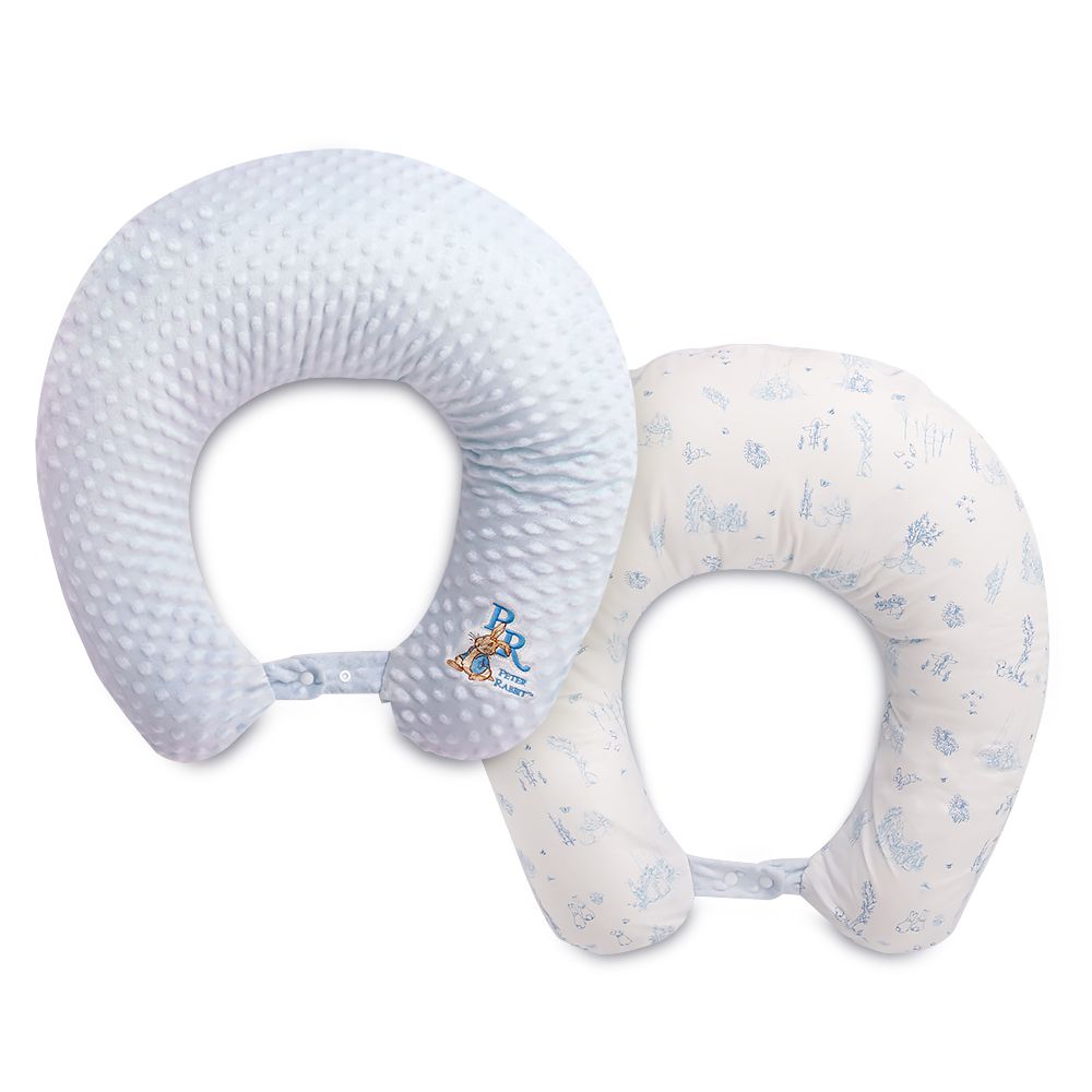 奇哥 - 夢境比得兔豆趣多功能授乳枕-2色選擇(含布套、枕芯、外罩套)-藍色