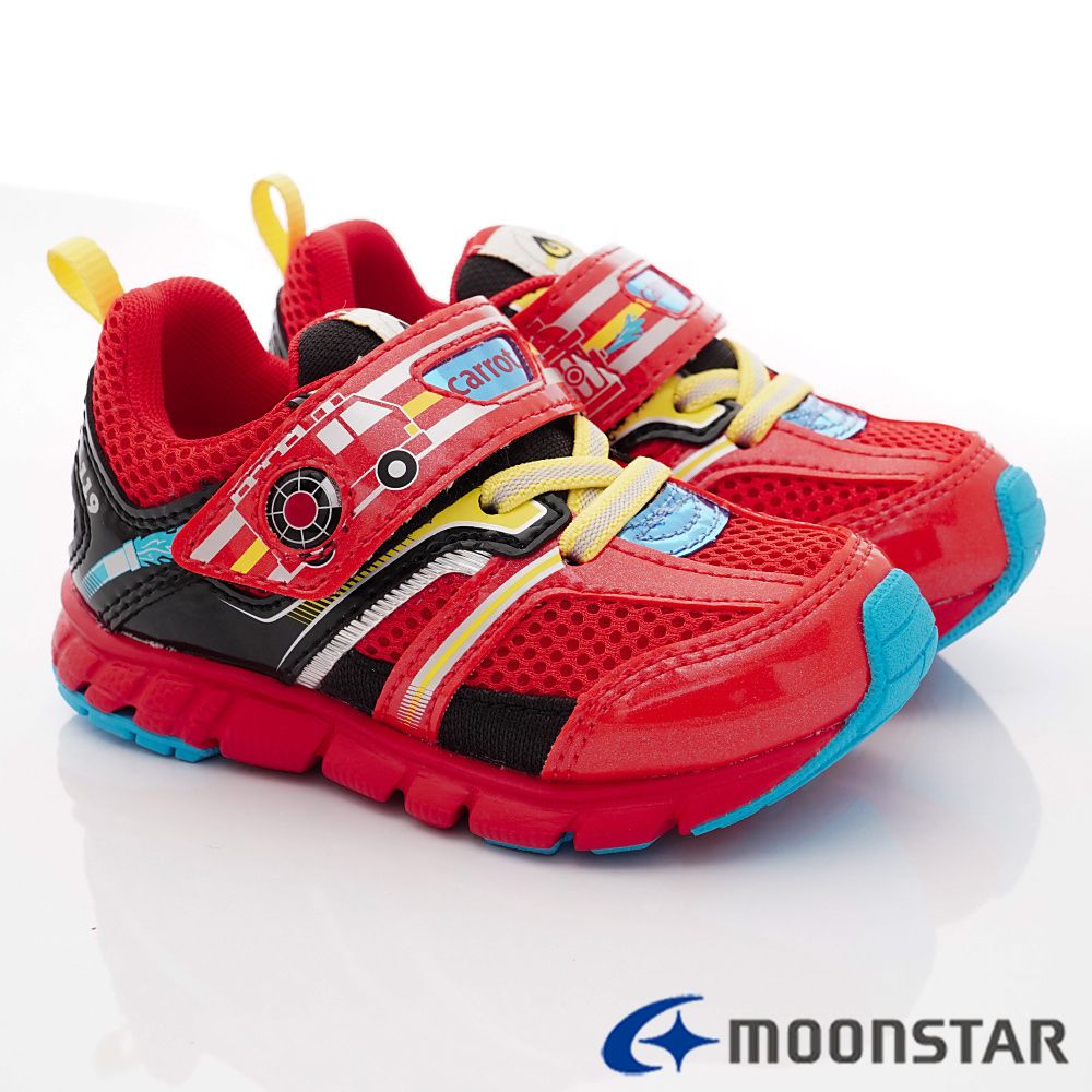 Moonstar日本月星 - 高機能寬楦鞋款(中小童段)-紅