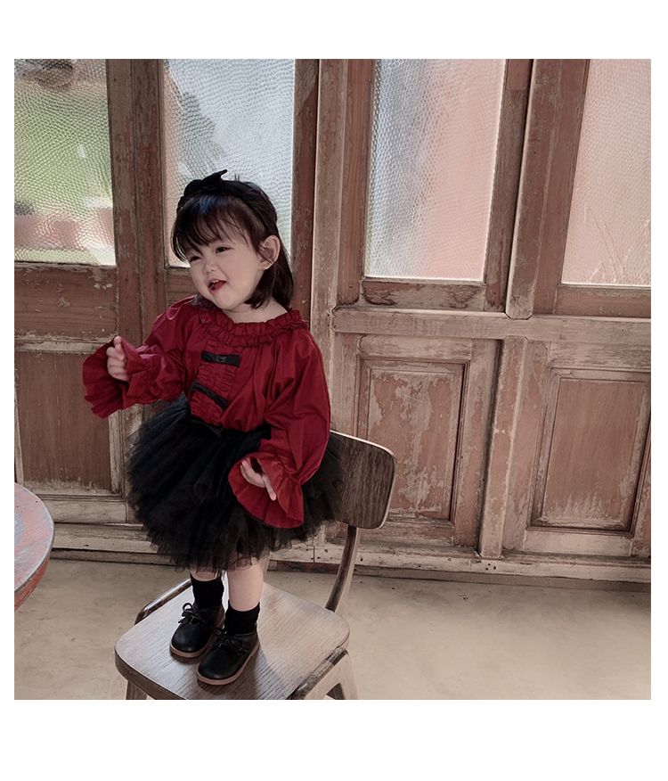 超萌澎澎網紗短裙-白色