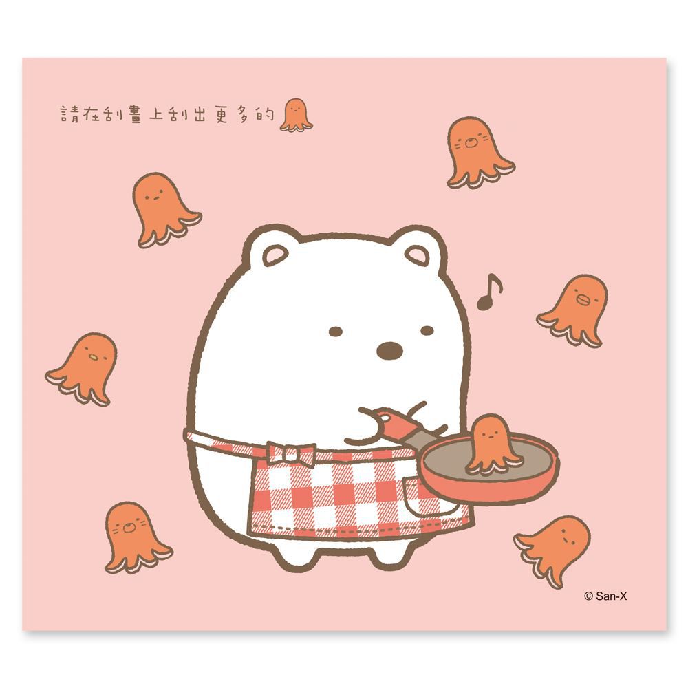 世一文化 - 角落小夥伴刮畫-野餐篇