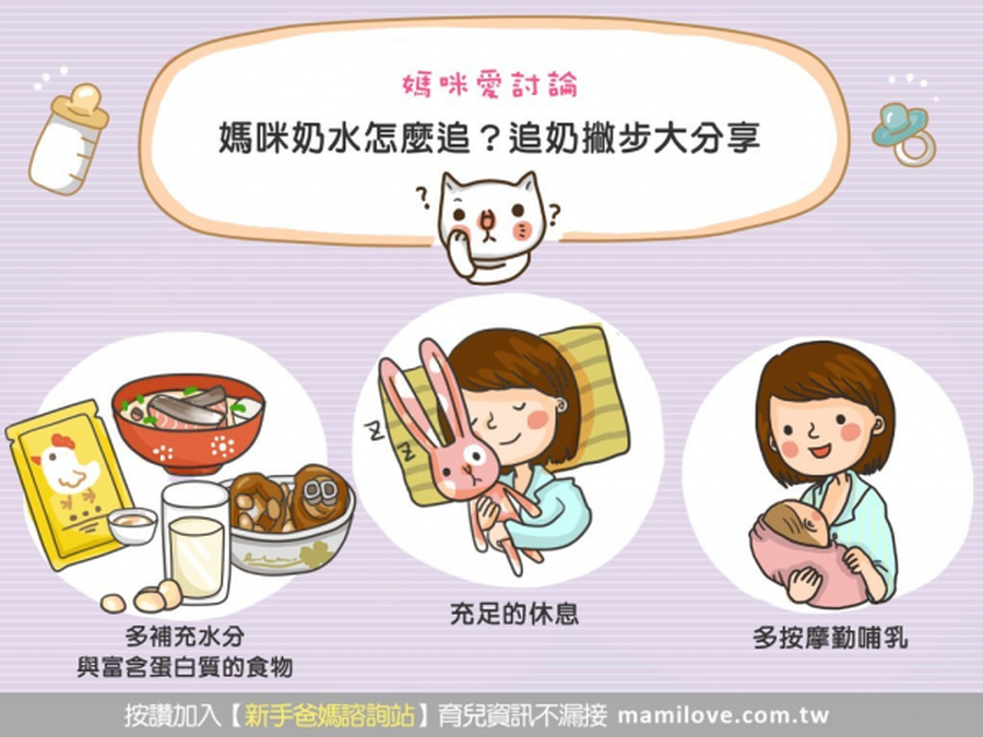 媽咪奶水怎麼追?追奶撇步大分享