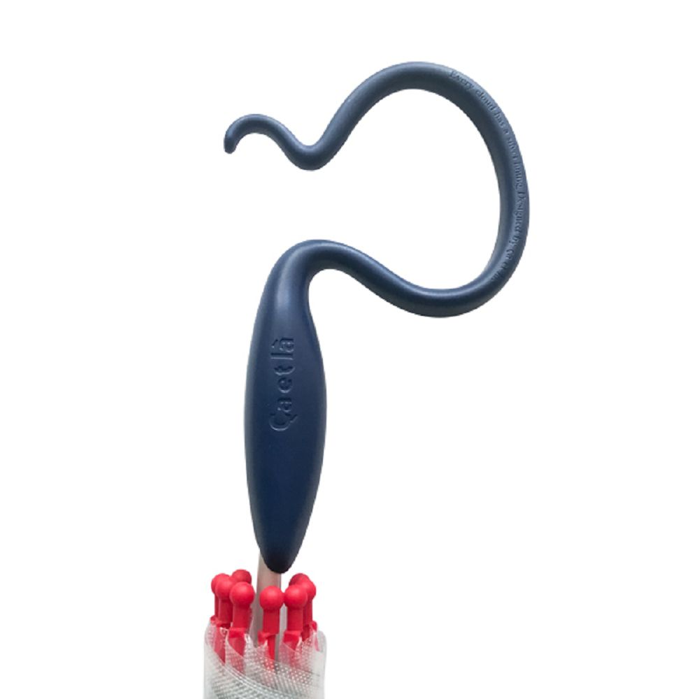 日本Caetla - Evereon可替換式環保輕量傘-時尚條紋-軍藍