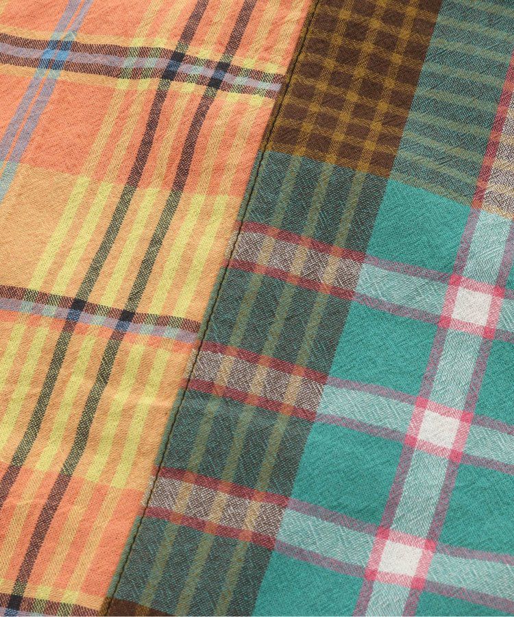 日本 BREEZE - 帥氣印花開襟短袖襯衫-丹寧藍