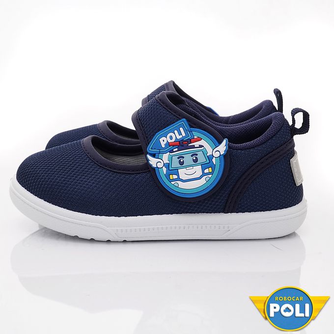 台灣製POLI休閒室內鞋-POKP10516藍(中小童)-室內休閒鞋-藍