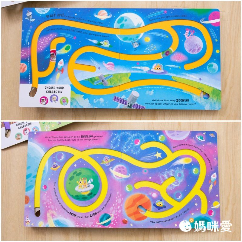 【手指迷宮】1根手指頭，帶寶貝4處遊走