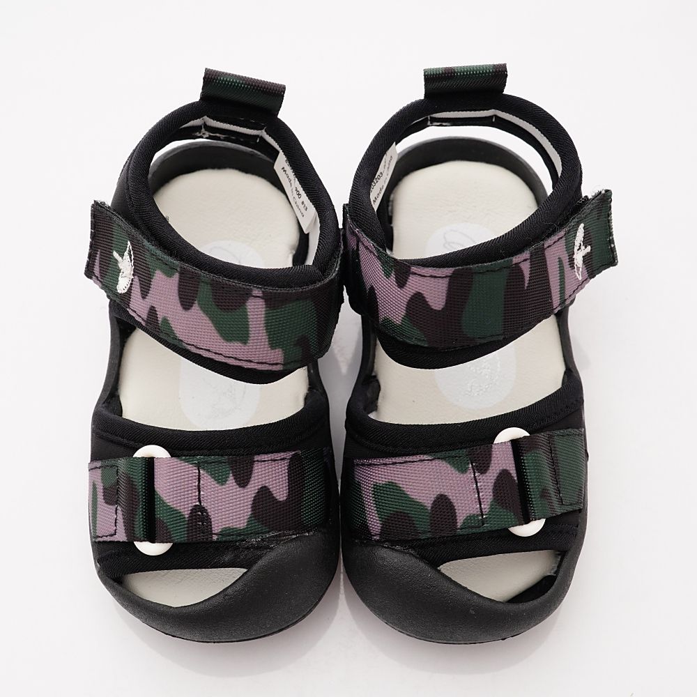 Arnold Palmer 雨傘牌 - 專櫃迷彩超輕涼鞋(寶寶段)-黑